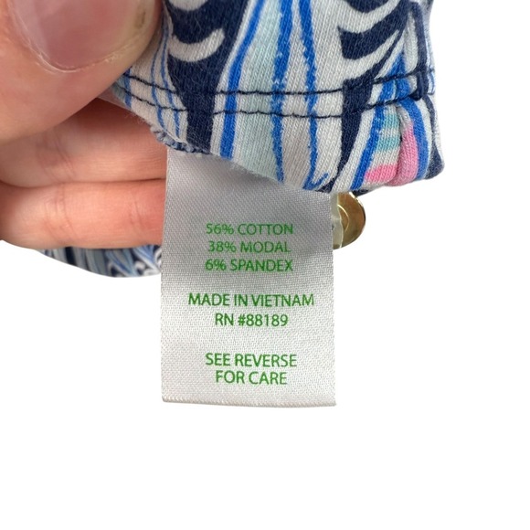 Lilly Pulitzer UPF 50+ Captain Round Hem Popover Sailboat Pullover Sweatshirt S - Picture 5 of 7